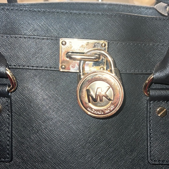 Michael Kors Hamilton EW Leather Satchel - Picture 2 of 5